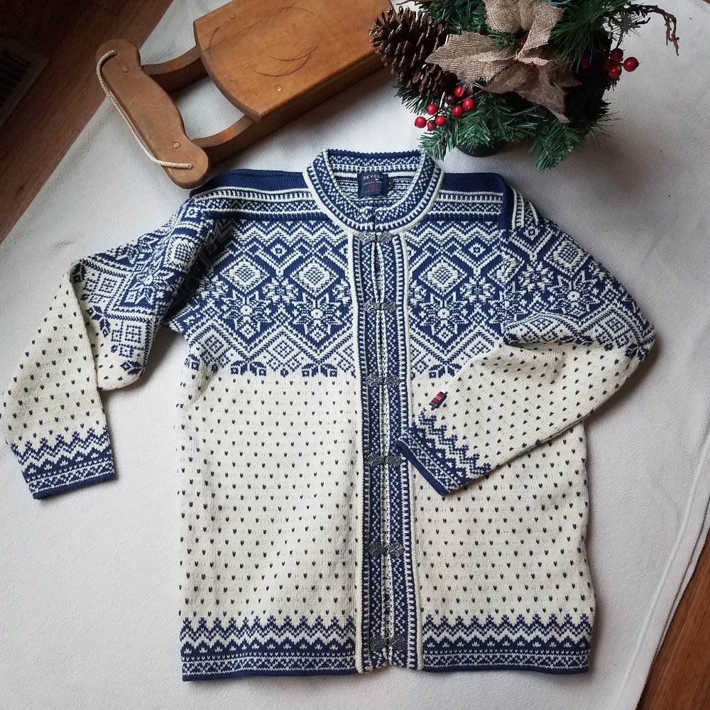 Devold wool sweater cardigan